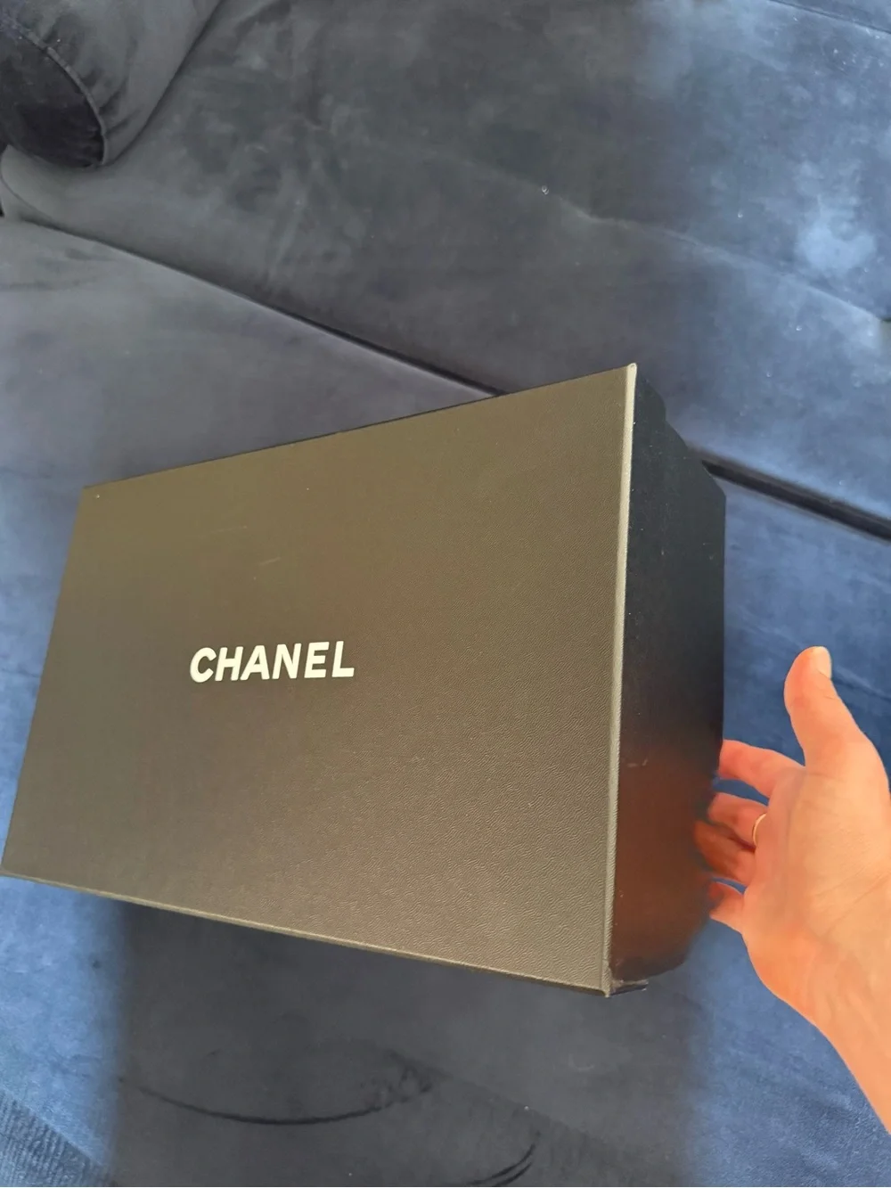 CHANEL Black Quilted Strap Sandals